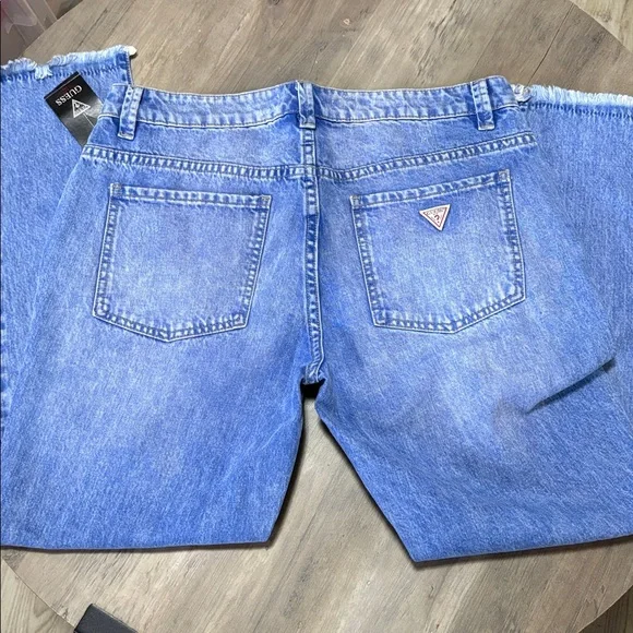 Guess Women's Light Blue Ripped Tomboy  Jeans - Picture 4 of 5